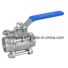 3 Piece Inside Thread Full Bore Floating Ball Valve